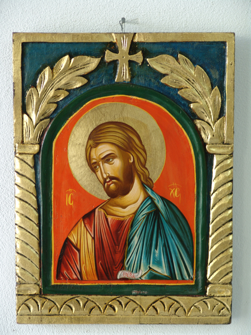 Ο Ιησούς Χριστός σε επιχρυσομένο ξυλόγλυπτο. Κωδικός Προϊόντος: AG00012