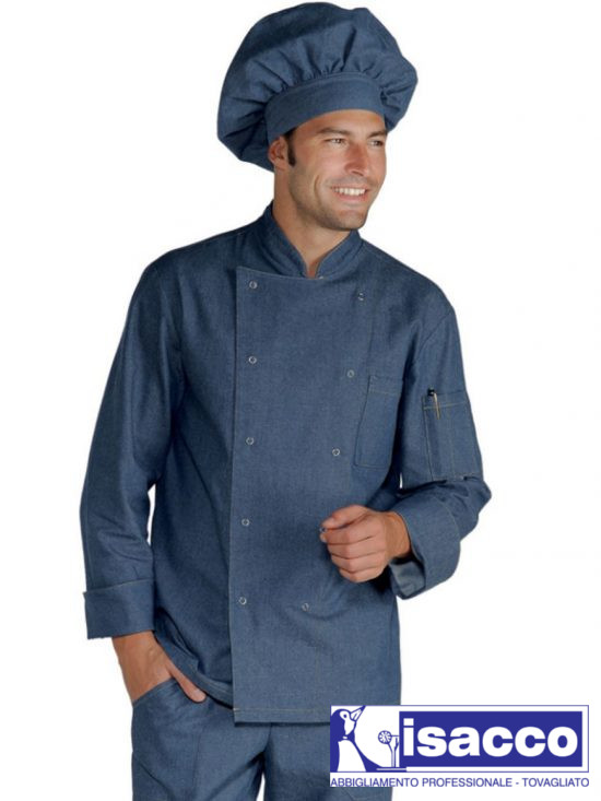 CHEF JACKET LONG SLEEVE 100% COTTON JEAN 37,20€