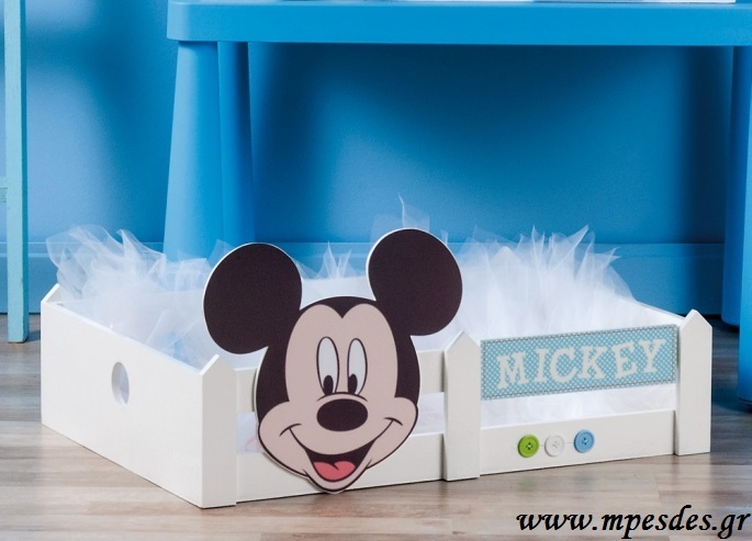 Υπάρχει  δυνατότητα ολοκληρωμένου σετ βάπτισης  με θέμα Mickey mouse σε κουτί βαπτιστικών,  λαμπάδα, λαδοσέτ, λαδόπανα, βιβλίο ευχών &  κουτί μαρτυρικών - PAR.ΝΚΜ200 